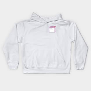 windows notepad, tumblr aesthetics Kids Hoodie